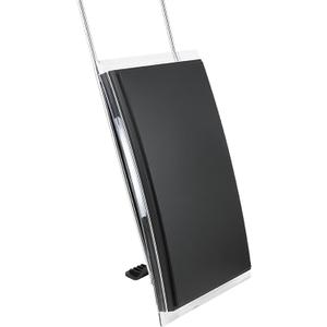GE Amplified Indoor HD Digital TV Antenna, Long Range Smart TV Antenna, Extendable Rabbit Ear Dipoles, Supports 4K 1080P HD Smart TV VHF UHF, Amplified Signal Booster, 6ft Coax HDTV/AC Adapter, 34134