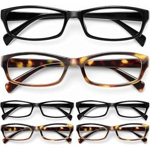 Gaoye Reading Glasses for Women, 6 pack Fashion Readers for Women Men Spring Hinge Eye Glasses, Blue Light Reading Glasses