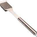 Cuisinart Stainless Steel 16.5" Long Handle Grill Cleaner Brush and Scraper for BBQ, Griddle, Grills, Cookout Tool, Outdoor Grill Brush