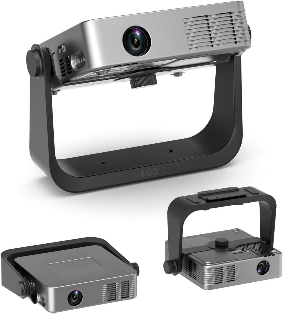 KDD Desktop Projector Mount - Ceiling/Wall Mount Projector with 360Adjustable - Universal Stand for LED Video Camera - Mini Wall Mounted Holder for Home Office School