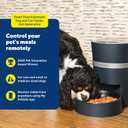 PetSafe Smart Feed, Electronic Pet Feeder for Cats & Dogs, 6L/24 Cup Capacity, Programmable Mealtimes, Alexa, Apple & Android Compatible, Backup Batteries Ensure Meal Delivery During Power Outage