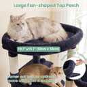 Cat Tree, 61 Inch Tall Cat Tower, Diamond-Shaped Cat Cave VCT001G