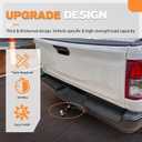 FieryRed 2" Hitch Receiver Compatible with 2019-2024 Dodge Ram 1500 Newbody, Class 3 Rear Trailer Tow Hitch with Bolts, Anti-Rust Gloss Powder Coat, Black