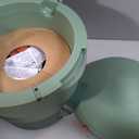 Omlet Insulated Chicken Waterer, 3 Gallon | Automatic Poultry Water Dispenser with 5 Cups & Nipples Included | BPA-Free | Anti-Roost Lid | Sage Green