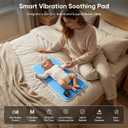 Baby Vibrating Sleep Soother Pad, Baby Sleep Aid, Vibrating Mattress Pad Sleep Soother, 90 Min Timer, Vibrating Mat for Sleep, Aid to Calm Fussy Newborn for Easier Rest, Infant: 0-12 Months, Blue