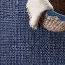 JONATHAN Y Pata Hand Woven Chunky Jute Navy Runner Rug, 2x8, Bohemian, Rustic, Cottage, Easy-Cleaning for Living Room, Bedroom, Kitchen, Non-Shedding (NRF102D-2)