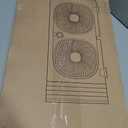 shinic 3-Speeds Window Fan with 180+90 Rotatable Fans, Manual Reversible, Vertical Window Fan with Rigid & Accordion Expanders, Width Adjustable (21.65" to 33.27"), Ideal for Home, Kitchen, Bedroom, small window fan