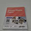 Glossy Photo Paper For Printer 8.5 x 11" - (100 Sheets) - Works with Inkjet Printer, Easy to Use, Premium Picture Paper