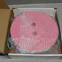 Folding Collapsible Stool Chair, Upgraded Lightweight Portable Seat for Adults, Adjustable Retractable Foldable Stools with Load Capacity 400lbs for Camping, Backpack, Fishing, Travel, Pink