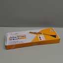 EcoNour 27" Aluminum Ice Scrapers for Car Windshield | Car Snow Scraper Window and Snow Brush with Ergonomic Foam Grip Winter Accessories (Orange)