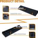 Curb Ramp 2.8" Rise Rubber Curb Ramps for Driveway Curb Ramps for Sidewalks Car Ramps Door Threshold Ramp Shed Ramps for Riding Mower 7000 LB Capacity