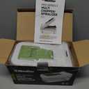 Mueller Pro-Series V Blade Veggie Chopper, Egg Slicer, Spiralizer, Dicer, Cutter, Food Chopper, Gifts for Mom, Kitchen Accessories & Kitchen Essentials with Food Container and Lid White Sand/Green