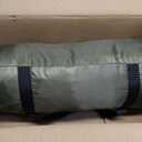 Camping Tarp with Poles & Retainer, 15x12.5FT Large Waterproof 210D Oxford Cloth Camping Canopy, Anti-UV UPF100+ Camping Awning Tent Tarp Car Awning for Outdoor, Picnic, Car, Hammock (Army Green)