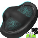 Noseless Bike Seat Cushion for Men & Women - Extra Padding & Comfort Wide Bicycle Seat, Oversized Comfortable Saddle for Peloton Bikes, Exercise Bikes, Electric Bikes, Cruiser Bikes