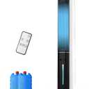 Evaporative Air Cooler - Swamp Cooler with 3L Water Tank, 3 Modes & 3 Speeds, Remote Control, 12H Timer, 50 Oscillating Portable Bladeless Cooling Tower Fan For Room Bedroom Office