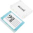 GALPADA 80pcs Music Note Flashcards for Double Sided Learning Cards for Piano Violin More Durable Teaching Supplies to Enhance Music Education Note Identification