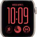 Apple Watch SE 3 [GPS 44mm] Smartwatch with Midnight Aluminum Case with Midnight Sport Band - M/L. Fitness and Sleep Trackers, Heart Rate Monitor, Always-On Display, Water Resistant