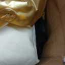60ft12ft Ivory Backdrop Curtain for Wedding Parties, 12 Panels Wrinkle Free Polyester Photo Backdrop Drapes Back Drop Cloth for Birthday Photography Background, W5' x H12'