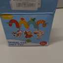 XIXILAND Car Seat Toys for Babies 0-6 Months Boy Girl Carseat Toys Hanging Spiral Stroller Toys, Infant Toys Baby Toys 0-6 Months Newborn Toys 0 3 Months Brain Development with Mirror Teether Rattle