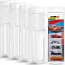 Wesiti Set of 5 Diecast Blisters 5 Cars Compatible with Hot Wheels Protector Case Clear Storage Case for Mainline
