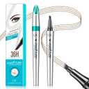 Eyebrow Pencil with 4 Tip Microblade for Natural Eyebrow Makeup Eyebrow Microblading Pen Waterproof &Smudge-Proof (1# Light Brown)