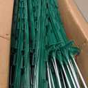 50 Pack Electric Fence Posts,48 Inch/4FT Step-in Plastic Posts for Farm and Garden,Temporary Sturdy Fencing System for Electric Fencing and Yard Protection, Green