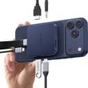 ORICO 10Gbps Magnetic M.2 Docking Station, 8-in-1 USB C HUB & M.2 2230 NVMe Enclosure with HDMI 4K@60Hz,SD/TF, USB-A&C 3.2, 100W PD, AUX, USBC Dock for iPhone 17/16/15 Pro/Pro Max