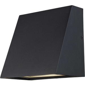 TRANS GLOBE Lighting I Celestia 5.5 Inch LED 3000K Outdoor Wall Light | Black Finish with Frosted Glass I 1288 Lumens | Dark Sky Outdoor Down Light | Modern Contemporary Fixture I LED-51560 BK