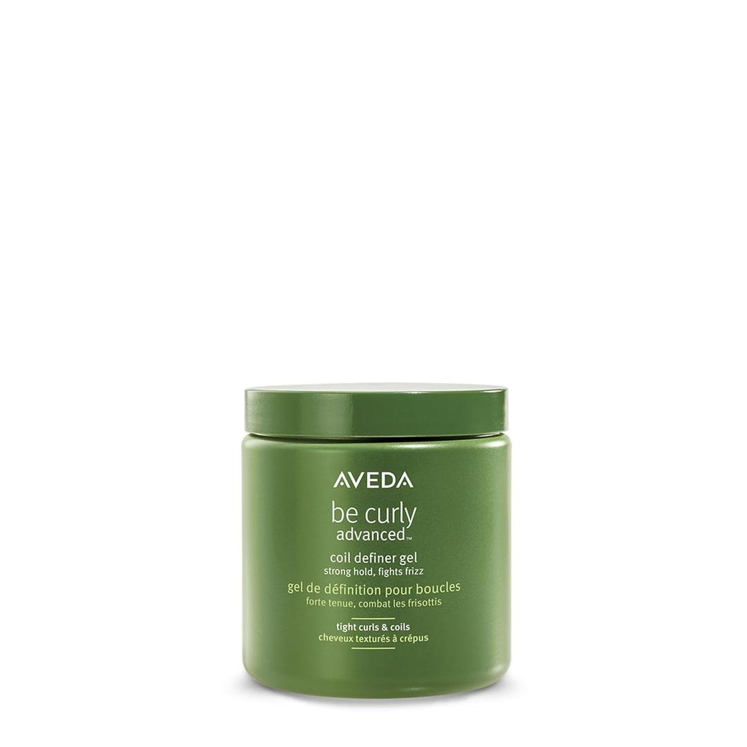Aveda Be Curly Advanced Coil Definer Gel | Strong Hold Gel for Coily Hair | Defines & Protects from Humidity | Silicone Free | 93% Naturally Derived*, 8.5 Fl Oz