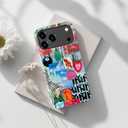 DorisMax for iPhone 17 Pro Case Cute, Preppy Trendy Floral Design