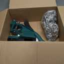 QWORK - Hand Press Heavy Duty Eyelet Grommet Machine Punch Tool Kit with 3 Dies and 1500 Pcs Silver Grommets