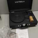 Victrola Journey II (2025 Model) – Bluetooth Suitcase Record Player – Built-in Stereo Speakers with Enhanced Bass, 3-Speed Turntable, Bluetooth Input and Output, RCA & Headphone Outputs (Black)