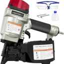 KEENTECH Pneumatic Siding Nail Gun for 1" to 2-1/4" 15-Degree Nails, Coil Siding Nailer with Bump Firing for Fast Nailing Speed, Coil Nail Gun for Pallets, Siding, Crating, Fencing, Decking, CN55