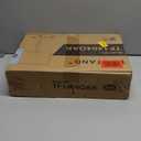 Rfiver Rolling TV Stand for 32 to 55 60 Inch TVs up to 88lbs, Height Adjustable Mobile TV Stand with Wood Base, Space-Saving Design Tall TV Cart Floor Stands for Living Room, Bedroom, Corner (White)