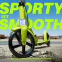 JOVA ZIFFY Scooter for Kids with Hand Brake, Foldable Kick Scooter for Ages 6-12, Lightweight Scooter for Boys with 4 Adjustable Heights, ABEC9 Bearings, Supports Up to 220 lbs
