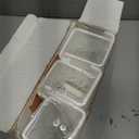 12 Inch White Acrylic Vinyl Record Wall Holder, Vinyl Record Wall Storage, Record Wall Display, 6 Pack