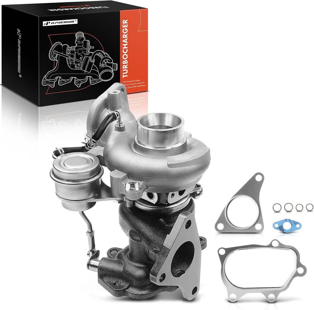 A-Premium TD04L-04H Complete Turbo Turbocharger Kit, with Wastegate Actuator & Gasket Compatible with Subaru 2008-2013 Forester, 2008-2014 Impreza, 2.5L EJ255 Engine, Replace# 14411AA710