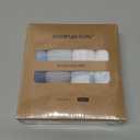 Muslin Baby Bibs 8 Pack, Baby Bandana Drool Bib for Drooling and Teething, Cotton Soft Absorbent for Girls Boys (A Blue Dinosaur)