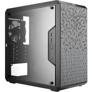 Cooler Master MasterBox Q300L Micro-ATX PC Case  Compact mATX Computer Case with Magnetic Dust Filters, Modular Adjustable I/O Panel, Perforated Airflow Design, 1 x 120mm Pre-Installed Fan, Black