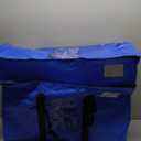 TAILI Extra Large Moving Bags, 4 Pack Blue Heavy Duty Totes For Storage with Visible Window, Wrap Around Handles, Storage Bags for Space Saving, Alternative to Moving Boxes