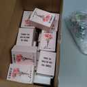 36 Sets Mother's Day Bulk Gifts for Women Teacher Nurse Appreciation Positive Mini Bud Vases with Flower Office Desk Decor Mini Box Breathing Thank You Gifts for Graduation Coworker Staff (Mix Color)