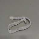 EZDIY-FAB Shield PCIE 5.1 GPU Extension Cable with 90 Degree 12V-2x6 Angle Adapter,16pin (12+4) 12VHPWR PCIe 5.1 PSU Cable Extension for RTX 40/50 Series with Combs-Reverse Type-White