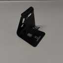 Lamicall Adjustable Cell Phone Stand, Desk Phone Holder, Cradle, Dock, Compatible with iPhone 16, 15, 14, Plus, Pro, Pro Max, 13 12 X XS,4-8" Phones, Office Accessories, All Android Smartphone, Black