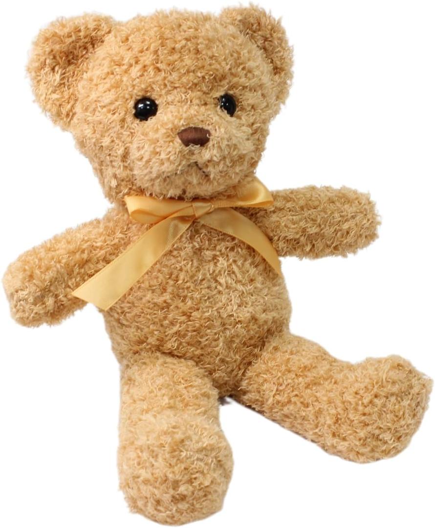 WinAdiGoo 12-inch Soft Plush Teddy Bear (30cm) - Cuddly Stuffed Animal Toy for Kids, Birthday Gift for Boys & Girls (Brown/Beige) - Ultra-Squishy & Huggable