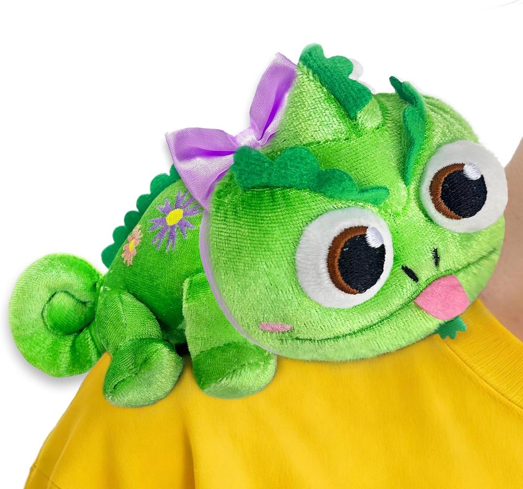 Chameleon Shoulder Plush, Lizard Stuffed Animal Toy Gifts Merch Cosplay Accessories for Kids Adults