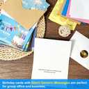 160 Birthday Cards Bulk with Short Generic Message Inside, Birthday Cards with Envelopes 4 x 6 inches, 20 Unique Designs, for Family, Group,Office, Business, Cards in Box