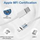 iPhone Charger Fast Charging, Type C Wall Charger Block Plug and 10ft USB C to Lightning Cable Cord Long, Adapter Cube Brick Box for Apple iPhone 14 Pro Max/14 Plus/13 Pro/12 Mini/11/XS/XR/X/iPad Air