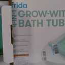 Frida Baby 4-in-1 Grow-with-Me Bath Tub & Control The Flow Rinser Cup Bath Time Kit