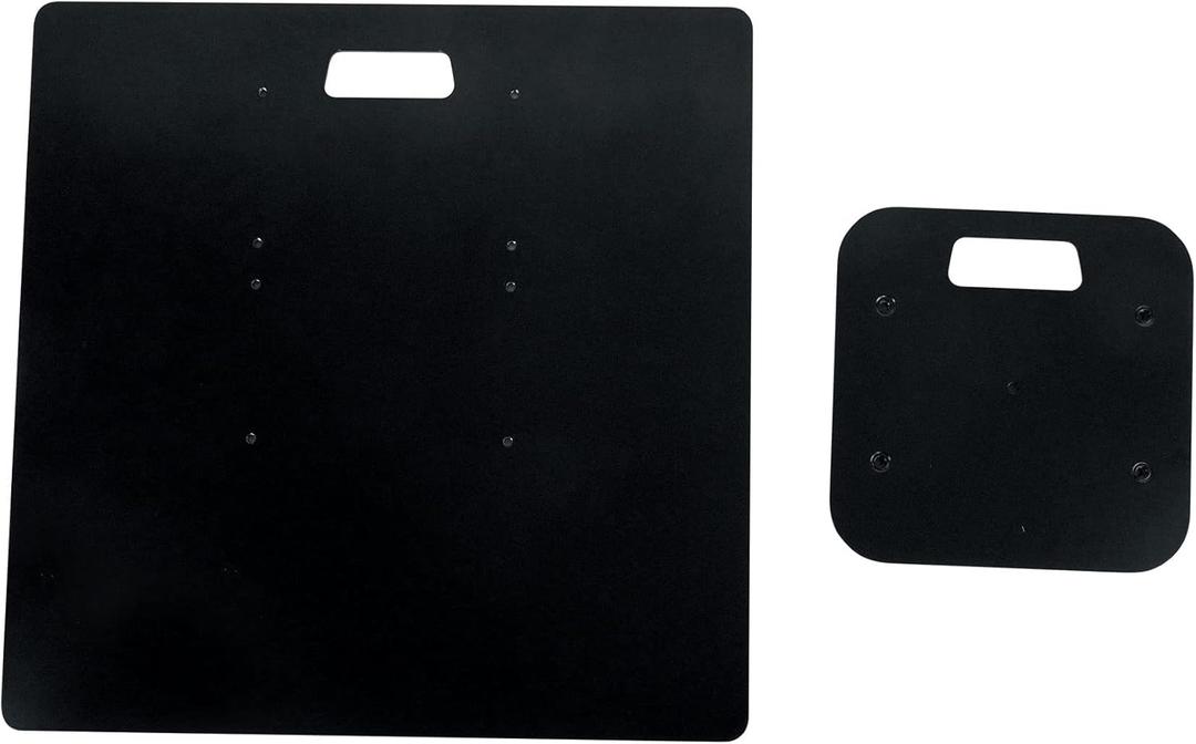 Rockville Top+Bottom Totem Plates for RTP33-TV (Turn Your Stand Black)