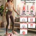 Rocking Stepper for Exercise at Home, 3D Motion Stair Stepper with Resistance Bands & Digital Display, Side to Side Low-Impact Balance Board, 330 LBS Capacity Full Body Workout Exercise Equipment